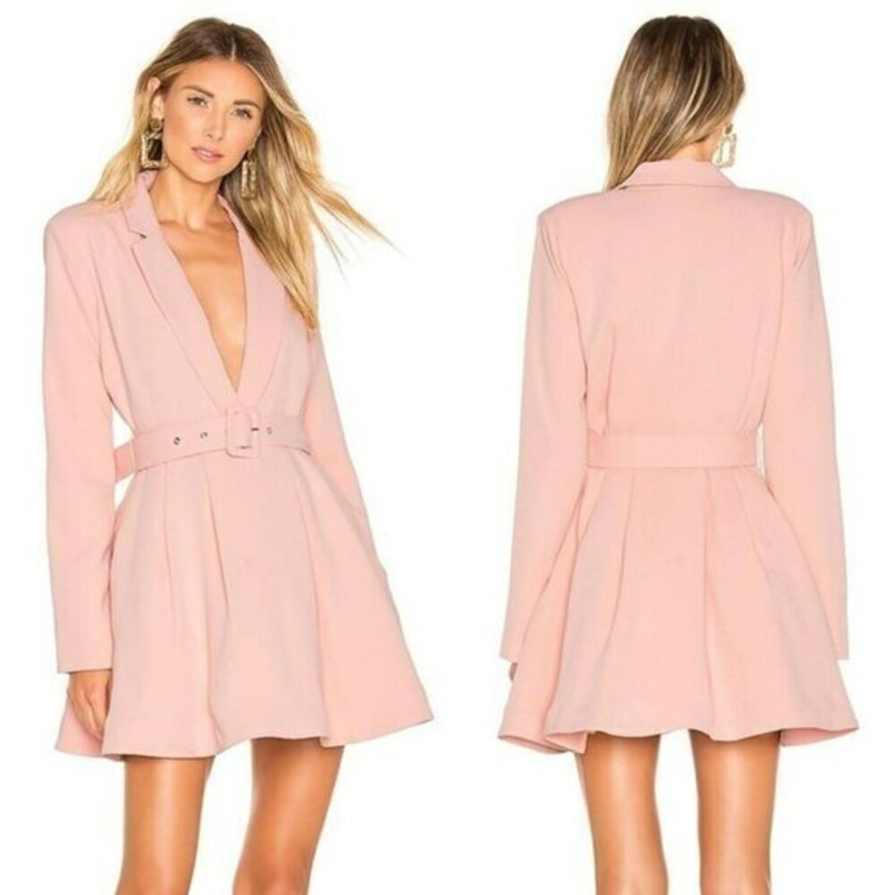 NBD Justyna Mini Dress - Powder Pink